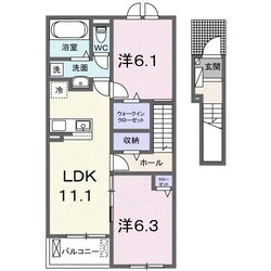 フクダ　パーク　サイドIの物件間取画像